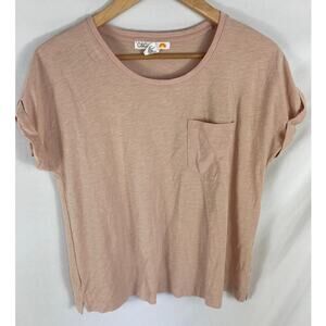 C&C California Pink Soft Boxy Tshirt Size Medium